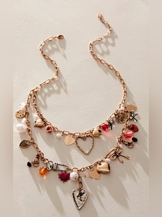 Free People Jewelry - Free People Natural Maxamillion Charm Necklace